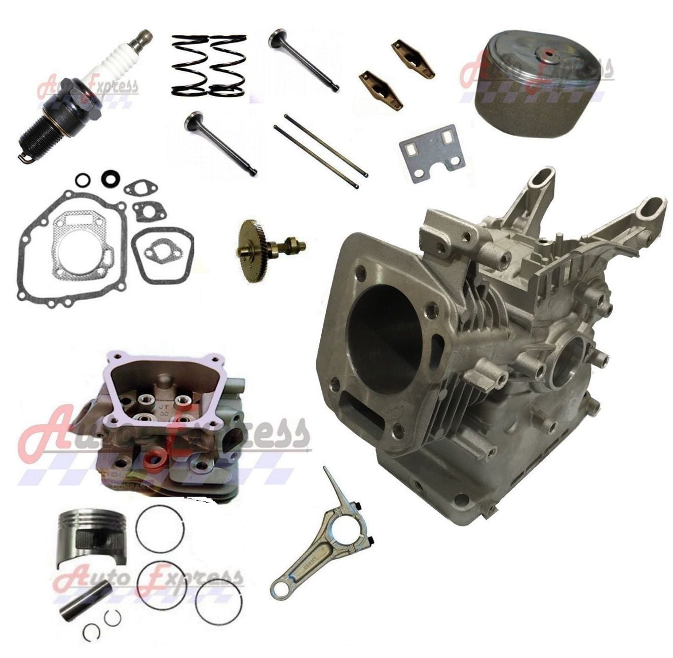 Fits Honda GX160 Engine Block Cylinder Head Camshaft Connecting Rod