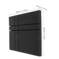 thumbnail image 2 of jojofuny Acoustic Panel Black 4Pcs 11.8x11.8x1.8In, 2 of 8