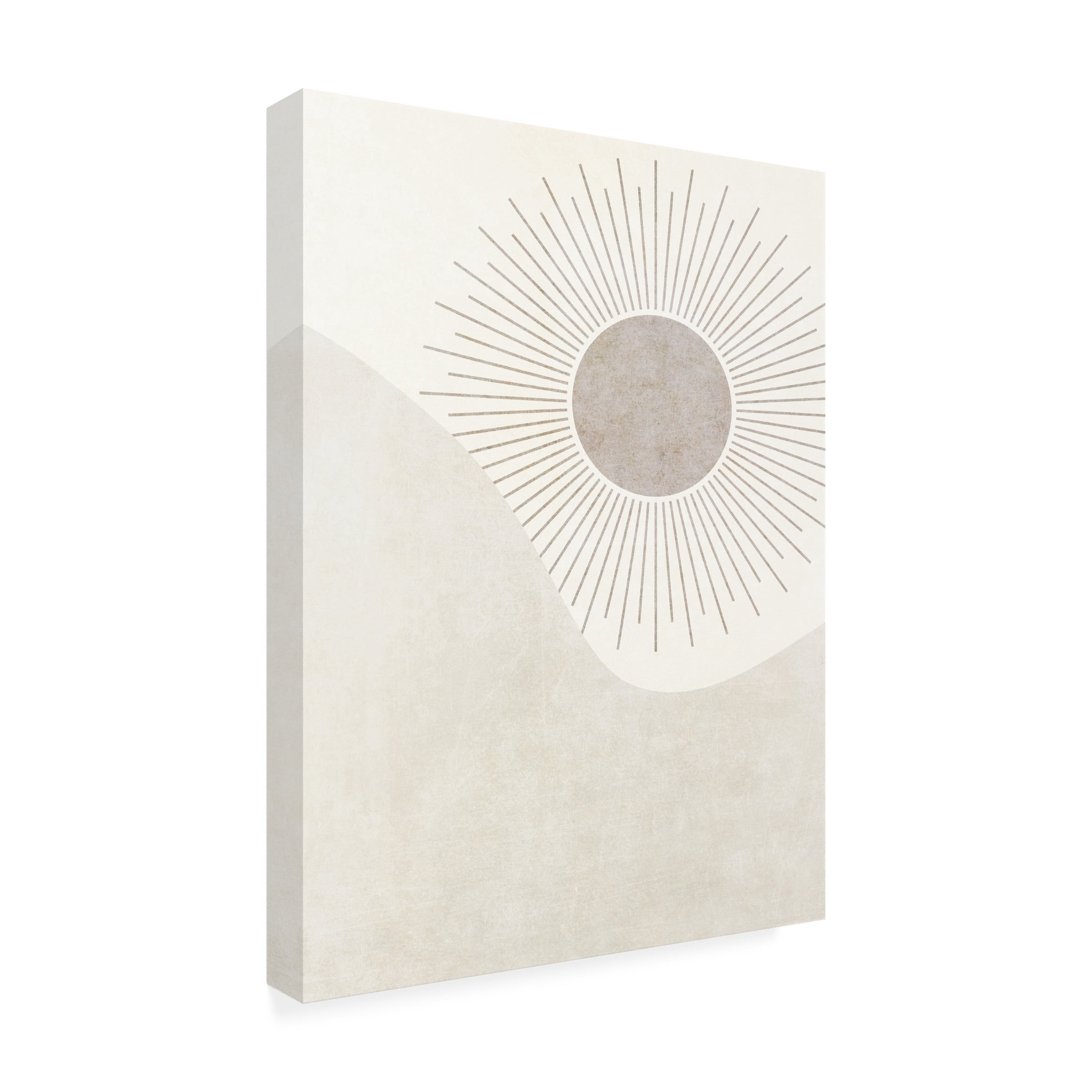 Canvas Wall Art - Tom Quartermaine 'Set of 2 Boho Neutral Sun Moon Prints 2' Wall Art for Living Room, Bedroom, or Office Décor by Trademark Fine Art - 24 x 32 Inches
