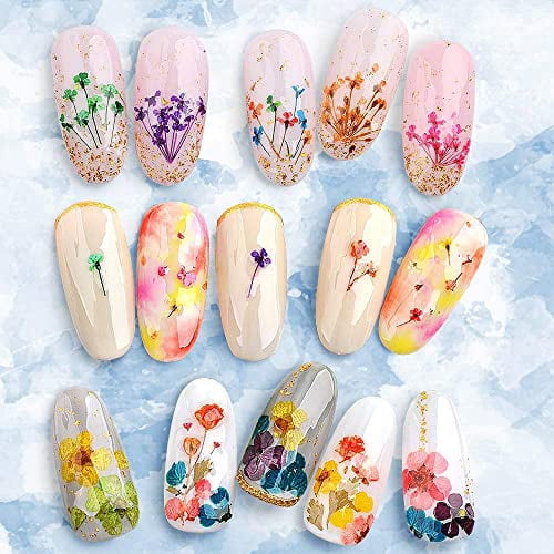 Dry flower nail art discount