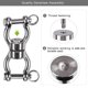 thumbnail image 2 of Swing Swivel SELEWARE Silent Bearing, 1200 libras de capacidad, paquete de 2, 2 of 7