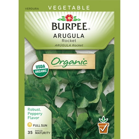 Burpee-Arugula, Rocket Organic Seed Packet