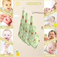thumbnail image 2 of GZHJMY Washcloths Set Bathroom Kitchen Wash Cloths Face Towels Wipes Strawberry Green Decorative 12x12 Inch 5 Pack, 2 of 7