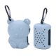 thumbnail image 5 of Toalla de gimnasio deportiva Ormromra de secado rápido de microfibra 2 piezas con bolsa de silicona gris, 5 of 8
