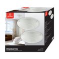 thumbnail image 2 of Pennington 10" Flush Mount Ceiling Light 2-Pack, Frosted White Alabaster Glass Shade, 2 of 5