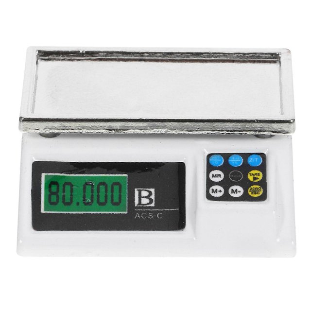 Dollhouse Decoration Miniature Accessories Dollhouse Electronic Scale Prop Simulation Accessories