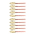 thumbnail image 4 of 10 Pack 1/4 SAE HVAC Fill Access Valves - Brass Check Valves for R22, R12, R134A Air Conditioner Systems, 4 of 8