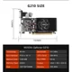 thumbnail image 5 of GT210 Tarjetas Gráficas 1GB 64Bit GDDR3 PCI-E Pci Express 2.0 X16 VGA DVI Tarjeta de Video, 5 of 7