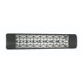 thumbnail image 2 of Eurofase Heating - 5000 Watt Electric Infrared Dual Element Heater-240 Voltage-Black Finish-Stella Decorative Fascia, 2 of 8