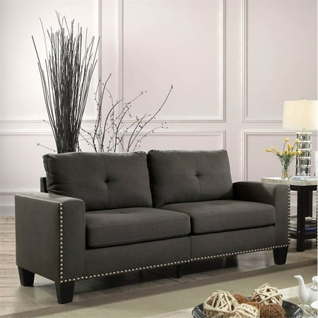 Furniture Of America Zilly Modern Victorian Fabric Upholstery Sofa In