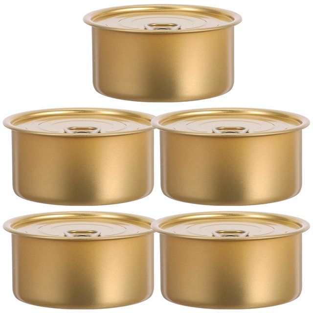 unbranded 5Jgo De Aluminio Doradas Con Para Almacenaje De Té Y Snacks Convenientes