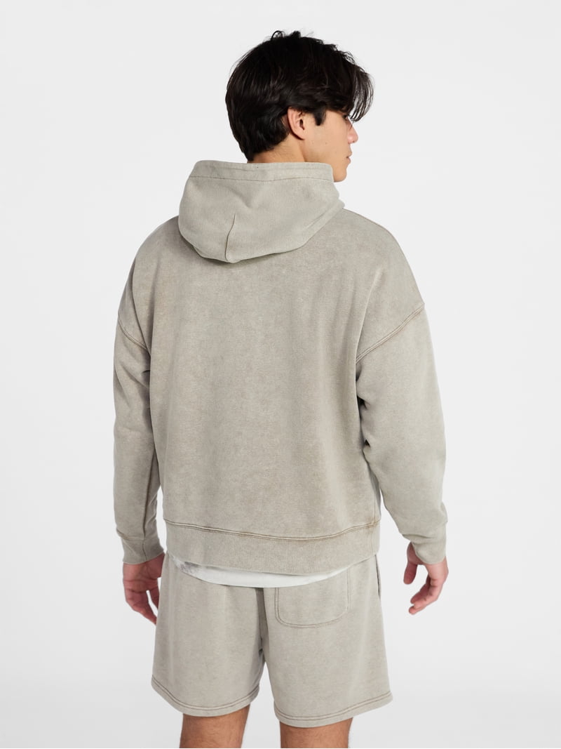 No Boundaries Oversized Hoodie with Long Sleeves, Men's XS-4XLT