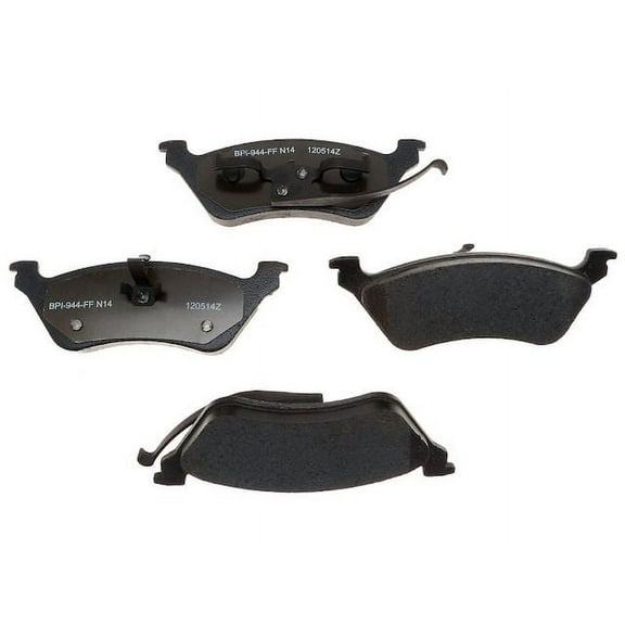 Rear Brake Pad Set - Compatible with 2001 - 2007 Chrysler Town & Country 2002 2003 2004 2005 2006