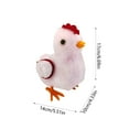 thumbnail image 3 of Christmas Gifts Liweisiy Power Operated Lint Will Hoot And Move Its Limb Simulation Chicken Lint Children Toy Children'S Electronic Pet Parent And Child Interactive Toy D5043 Pink 17*14*11Cm, 3 of 6