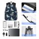 thumbnail image 4 of Disketp Glowing Butterfly Mochila Ligera Clásica con Múltiples Bolsillos, Mochila Casual para Hombre y Mujer, Ideal para Escuela, Trabajo y Viajes, 4 of 6