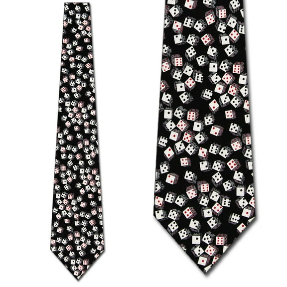 Lucky Dice Necktie Mens Tie