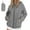 Gray, variant on Women's Lightweight Softshell Compression Jacket Solid Hooded Windproof Waterproof Cuffed Long Sleeve Zip Up Packable Windbreaker with Pockets Pink S