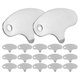 thumbnail image 4 of Stainless Steel Nut Crackers Portable Use Chestnut Walnut Opener Silver 3.80X2.30X0.20CM Crack Nuts 20Pcs, 4 of 5