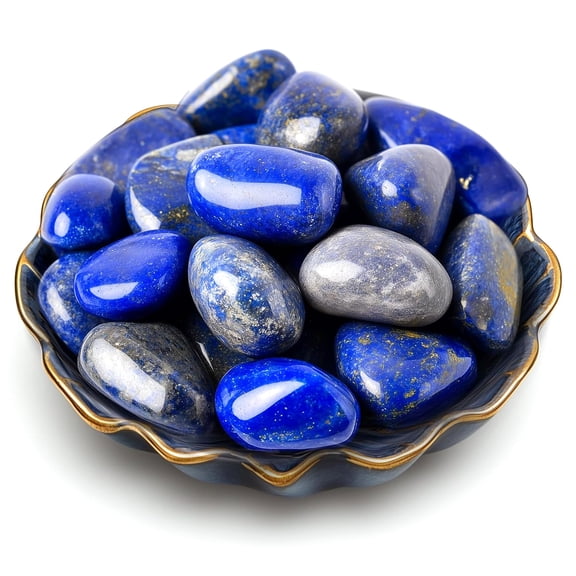 Firefly Hope 100g Bulk Natural Lapis Lazuli Healing Crystals, Tumbled Polished Irregular Crystal Stones