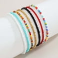 thumbnail image 4 of SmartBy 7Pcs Bohemian Women Anklet Round Beads Handmade Barefoot Ankles Bracelets Jewelry for Beach, 4 of 7