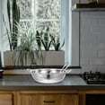 thumbnail image 4 of OULII 1Set Stainless Steel Divided Hot Pot with Ladle and Strainer Spoon for Kitchen, 4 of 8