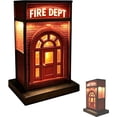thumbnail image 3 of 2026 Upgrade Fire Dept Vintage Lamp, Classic Brick Firestations Warm LED Night Light, Retro Table Decor for Bedroom Office Unique Desk Light Gifts, 3 of 10