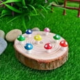 thumbnail image 1 of Adornos para macetas de flores, 20 piezas de hongos de resina en miniatura lindos, decoración de jardín con micropaisaje resistente al agua y al desgaste, 1 of 3
