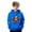 Swt 40# Blue, variant on WAYUTE Girls Sweatshirts Cow Print Cute Hooded Sweatshirt for Boys Soft Pullover Kids Casual Hoodie with Pocket