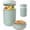 Mint Green, variant on Snack Cup - Reusable Snack Container with Leak-Proof Design, Toppings Compartment, and Dual-Sealing Lid, Portable & Lightweight for Work, Travel, Gym - Dishwasher Safe (Orchid)