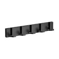 thumbnail image 1 of Perchero de pared para colgar sombreros, ganchos detrás de la puerta, organizador, ganchos plegables Negro 5 ganchos, 1 of 9