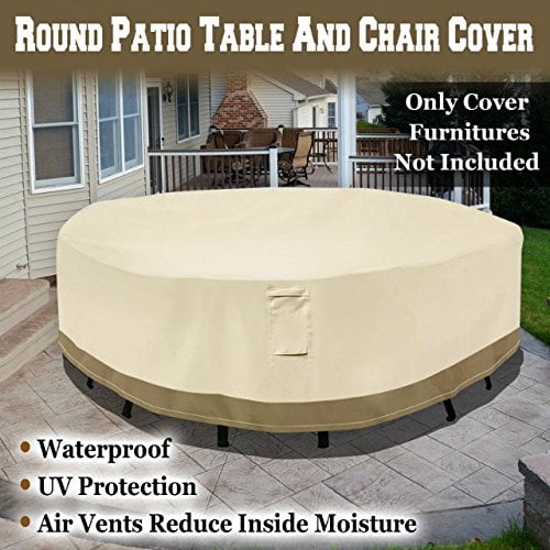 Strong Camel Round Patio Table/Chair Cover Garden Outdoor Furniture
