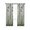 Green, variant on Dark Green Grass Blackout Curtains 45 Inches Long for Bedroom, Flower Dragonfly Retro Pastoral Rustic Thermal Insulated Room Darkening Black Out Window Curtain Panels Grommet Drapes for Living Room