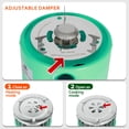 thumbnail image 4 of Caynel 2 in 1 Portable Propane Heater and Stove, Outdoor Camping Liquefied Gas Stove, Ice Fishing Hiking Hunting Survival Emergency, Bright Green, 4 of 8