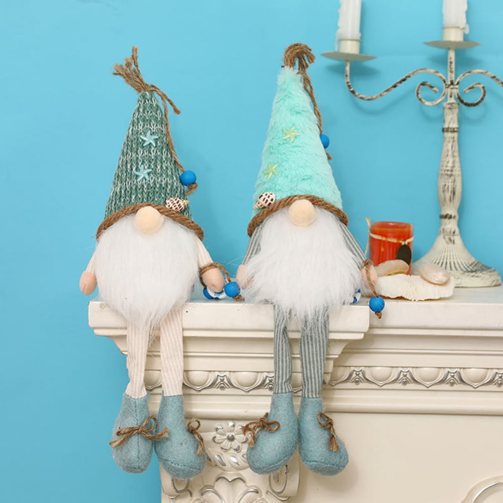 Happy Birthday Gnome - 13.8" Handmade Plush Gnome Decor For Tiered Tray, Party, Farmhouse - View #8