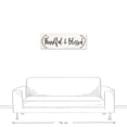 thumbnail image 3 of Creative Products Thankful & Blessed 12x36 Canvas Wall Art, 3 of 3