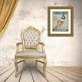 thumbnail image 3 of Fab Funky 12x14 Gold Ornate Wood Framed with Double Matting Museum Art Print Titled - Chihuahua, Fawn, Ice Cream, 3 of 4