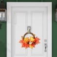 thumbnail image 5 of Halloween Wreaths for Front Door - Maple Leaves Pumpkins | Fall Wreaths Artificial Wreath Decorations for Indoor Outdoor Thanksgiving Halloween Fall Decorations for Home, 5 of 8