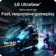 LG UltraGear 27 Curved QHD Gaming Monitor, 180Hz, AMD FreeSync 27GS60QN-B