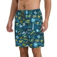 thumbnail image 2 of Naloa Modern Excavator Men's Beach Shorts, Surfing shorts, Swim trunks, Quick Dry Swim Trunks for Surfing Beach Fun - XX-Large, 2 of 9
