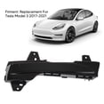 thumbnail image 3 of Front Bumper Fog Lamp Cover, 1490022-00-A Rugged Durable Front Bumper Fog Light Cover Trim Anti Bad Weather Wearproof  For Model 3 2017 To 2021, 3 of 7