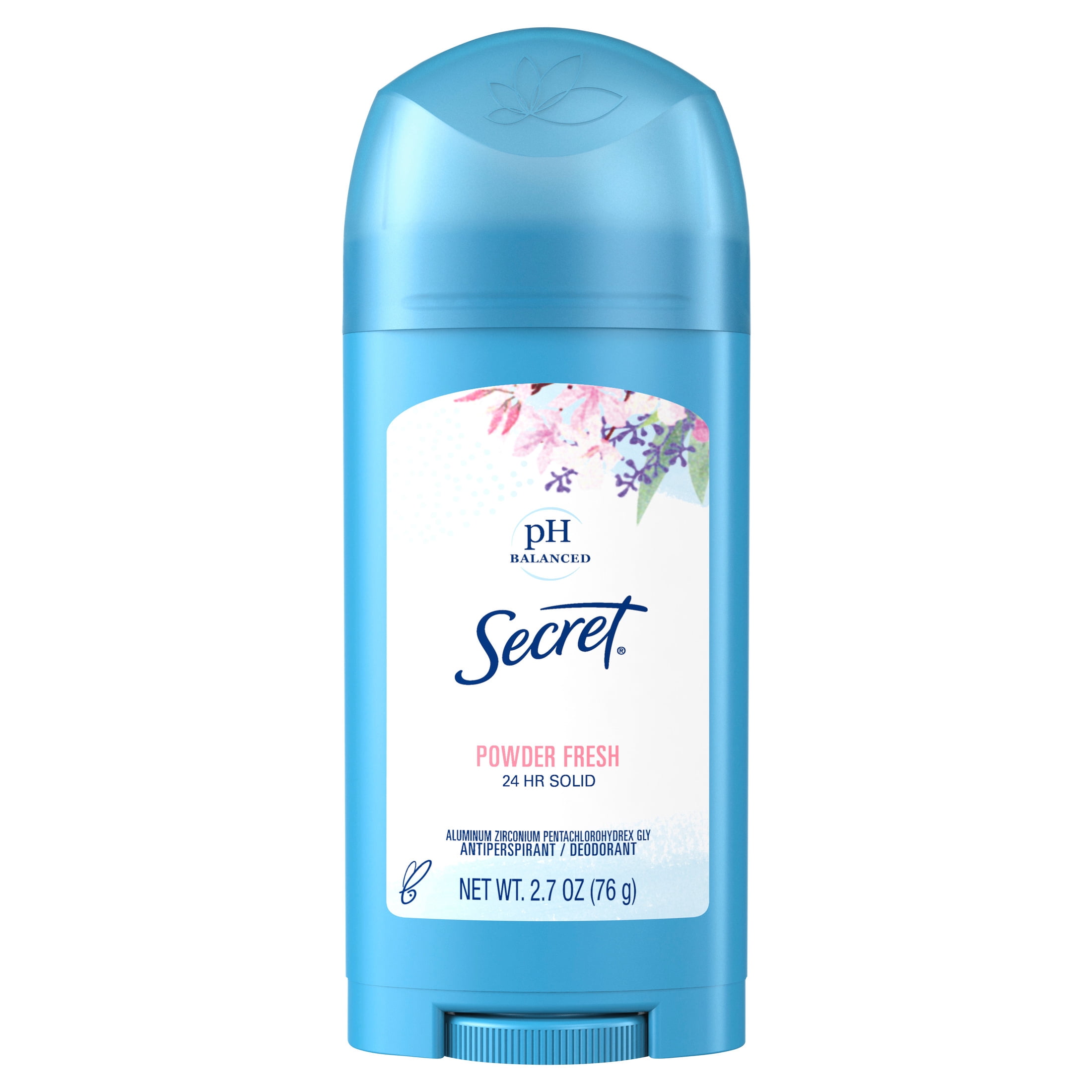 Wide Solid Antiperspirant and Deodorant, Powder Fresh, 2.7 oz, 3 pack