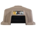 thumbnail image 3 of Petmate PetBarn 3 Plastic Outdoor Dog House, Barn Style Durable Extra Small 16.5" H, for Pets up to 15 lbs, Tan, 3 of 9