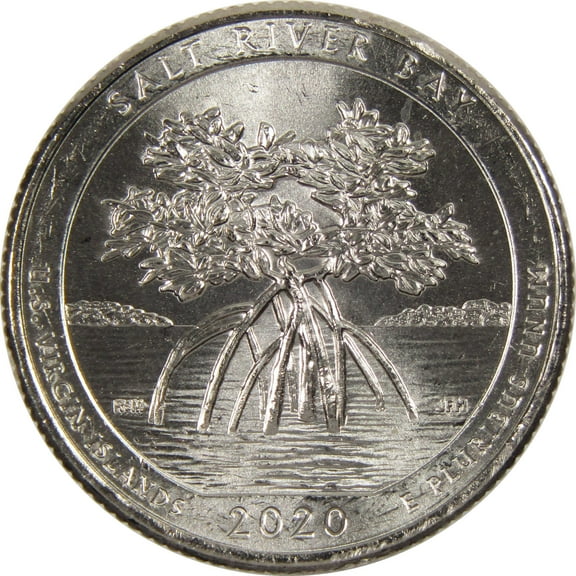 2020 P Salt River Bay National Park Quarter BU Uncirculated Clad Coin