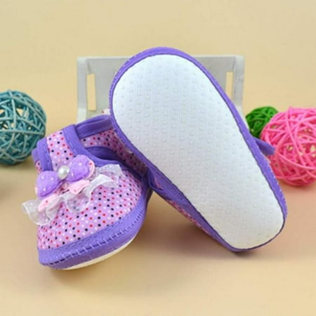 

YOHOME Baby Bowknot Boots Soft Crib