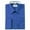 FRENCH BLUE, variant on MEN'S CONVERTIBLE CUFF SOLID DRESS SHIRT-NAVY-XL sleeve 34/35