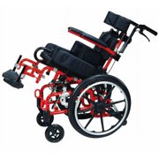 Drive Kanga TS Pediatric 10-in Tilt In Space Wheelchair- Red