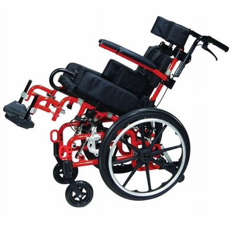 Drive Kanga TS Pediatric 10-in Tilt In Space Wheelchair- Red