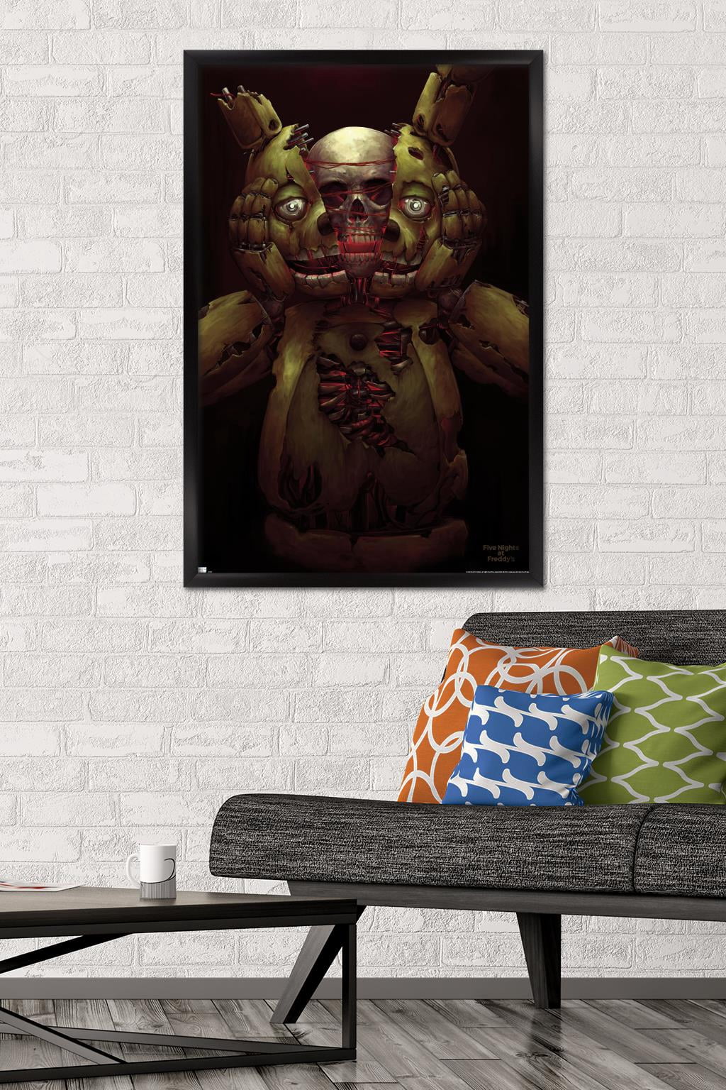 Five Nights at Freddy's - Skull Wall Poster, 22.375" x 34" Framed