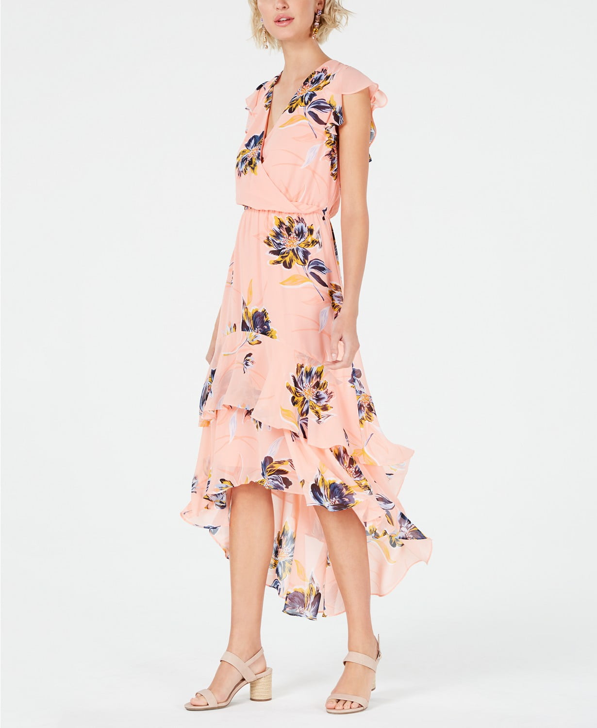 bar iii floral dress