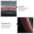 thumbnail image 3 of Funda De Cuero Para Volante, Protector De Rueda De 38Cm/14,93 Pulgadas, Funda Protectora De Rueda Elástica, Accesorios Antideslizantes Para Coche Speravity VI009570-04, 3 of 7